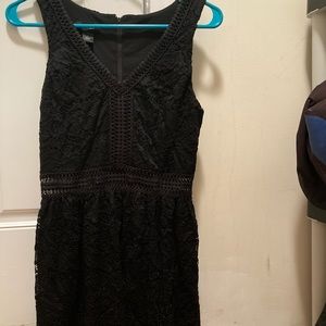 Medium black lace dress